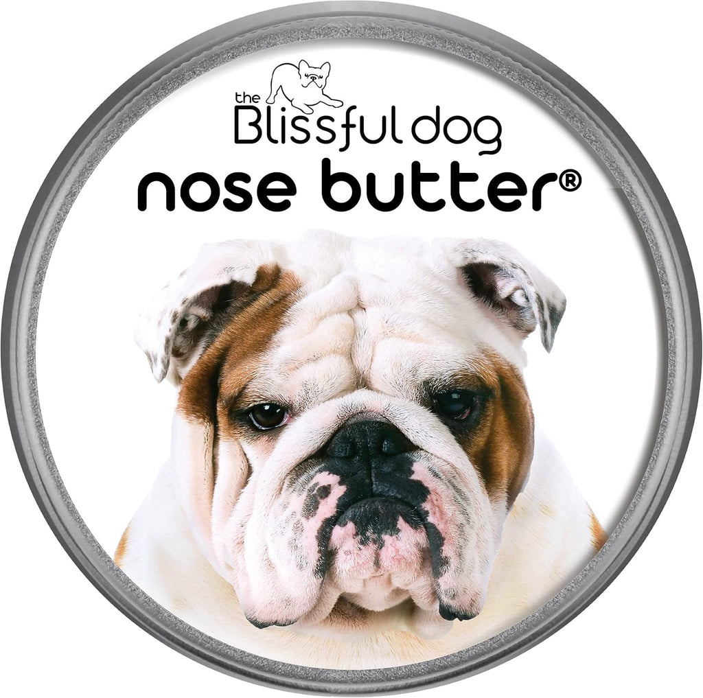 Bulldog Nose Butter, Versatile Dog Nose Balm to Reduce Dryness, Handcrafted, Easy-to-Apply, Unscented, 2 oz.