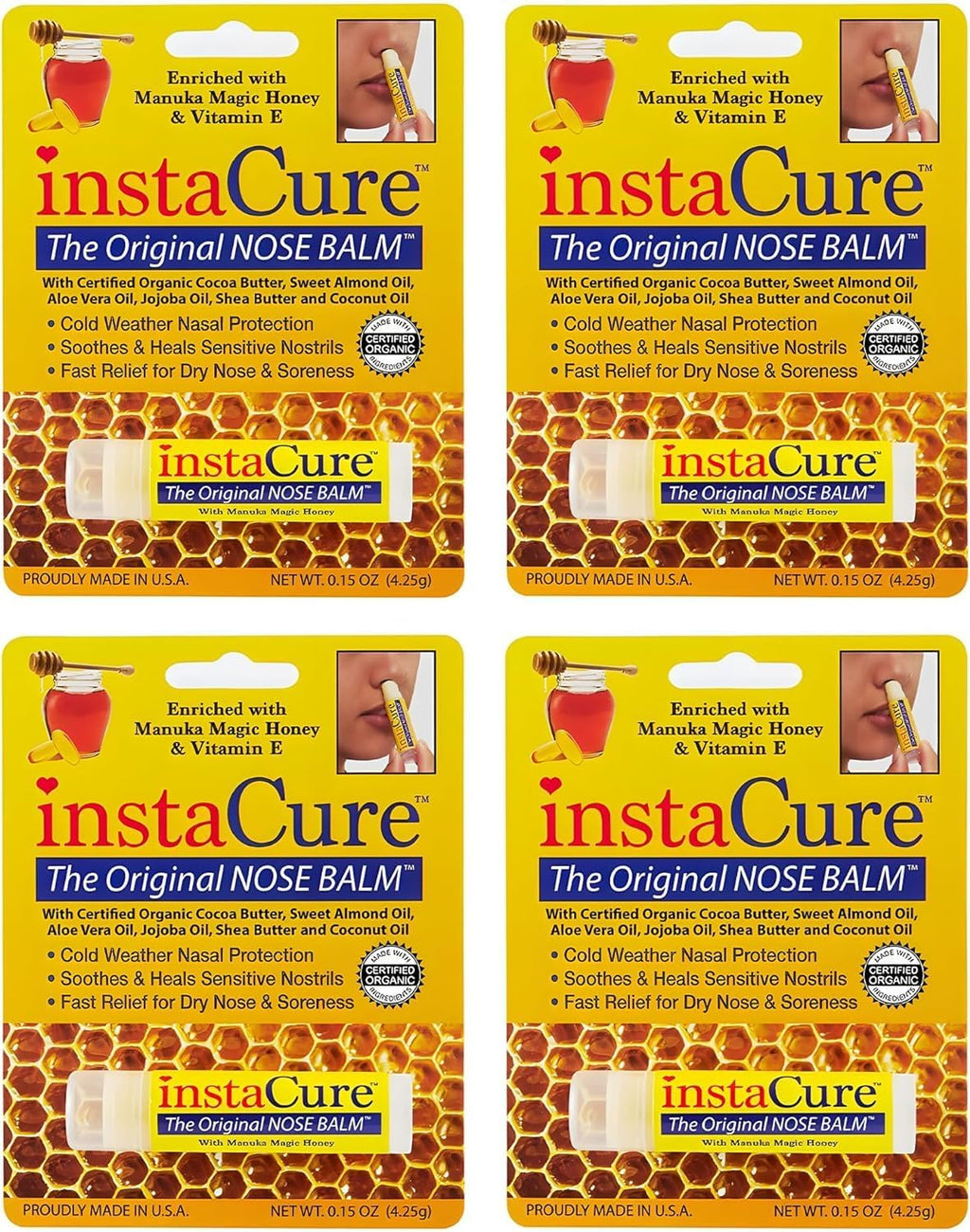 Original Nose Balm. Fast Relief for Cracked Dry & Sore Noses with Raw Manuka Honey Vitamin E Shea Butter Aloe Vera Oil. Heals Dog’s Dry Cracked Nose (2 Pack) - view 6
