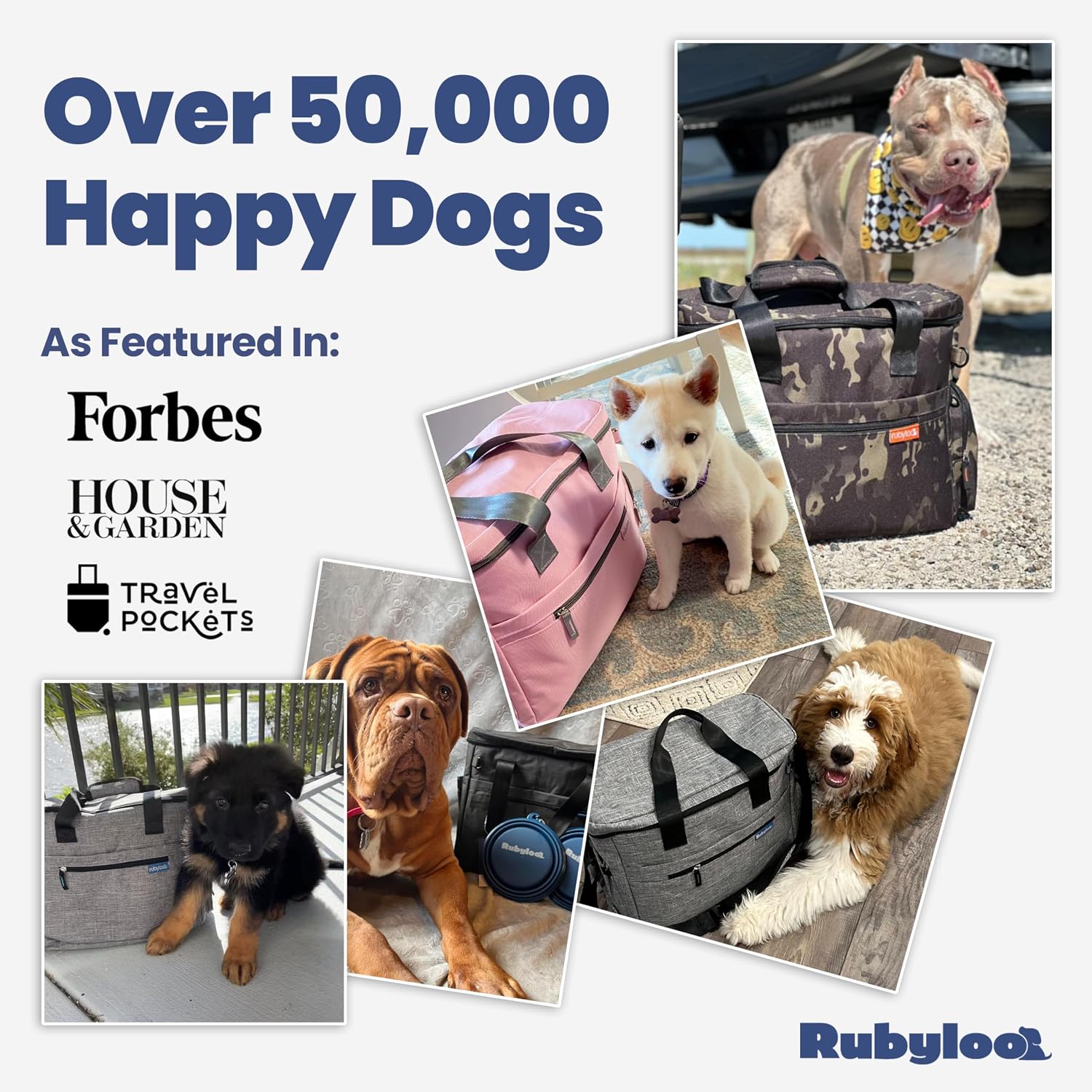 Dog travel bag for supplies with travel bowls | 2 BPA-free collapsible bowls, 2 pet food containers, TSA-ready, road trips, camping, weekend getaways, paw print - view 6