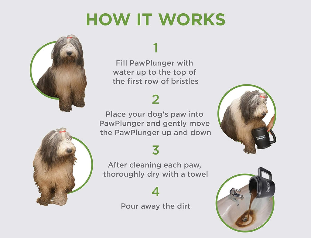 Dog paw cleaner - dog and puppy essentials - portable dirty paw washer - ideal for medium dogs - black - view 8