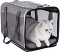 Soft pet carrier bag for cats and puppy under 20 lbs. Sturdy, safe, comfortable and lightweight
