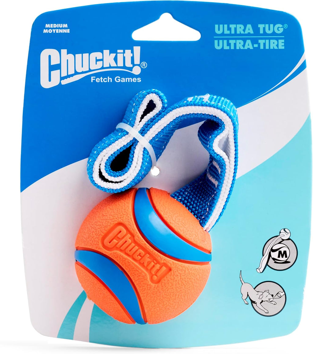 Ultra tug dog toy, medium fetch and dog ball tug toy for dogs 20-60 pounds - view 6