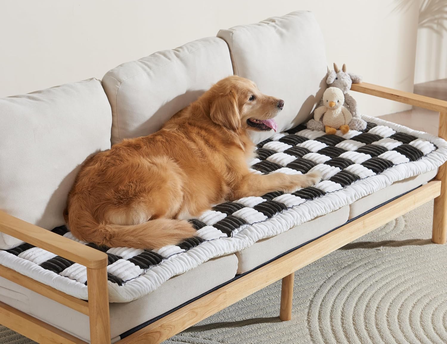 Couch cushion cover for dogs sofa cover washable pet love seat couch covers for sofa slipcovers couch protector blanket for dogs sofa cushion covers for pets washable pad black 70x150cm/27.6x59in - view 7