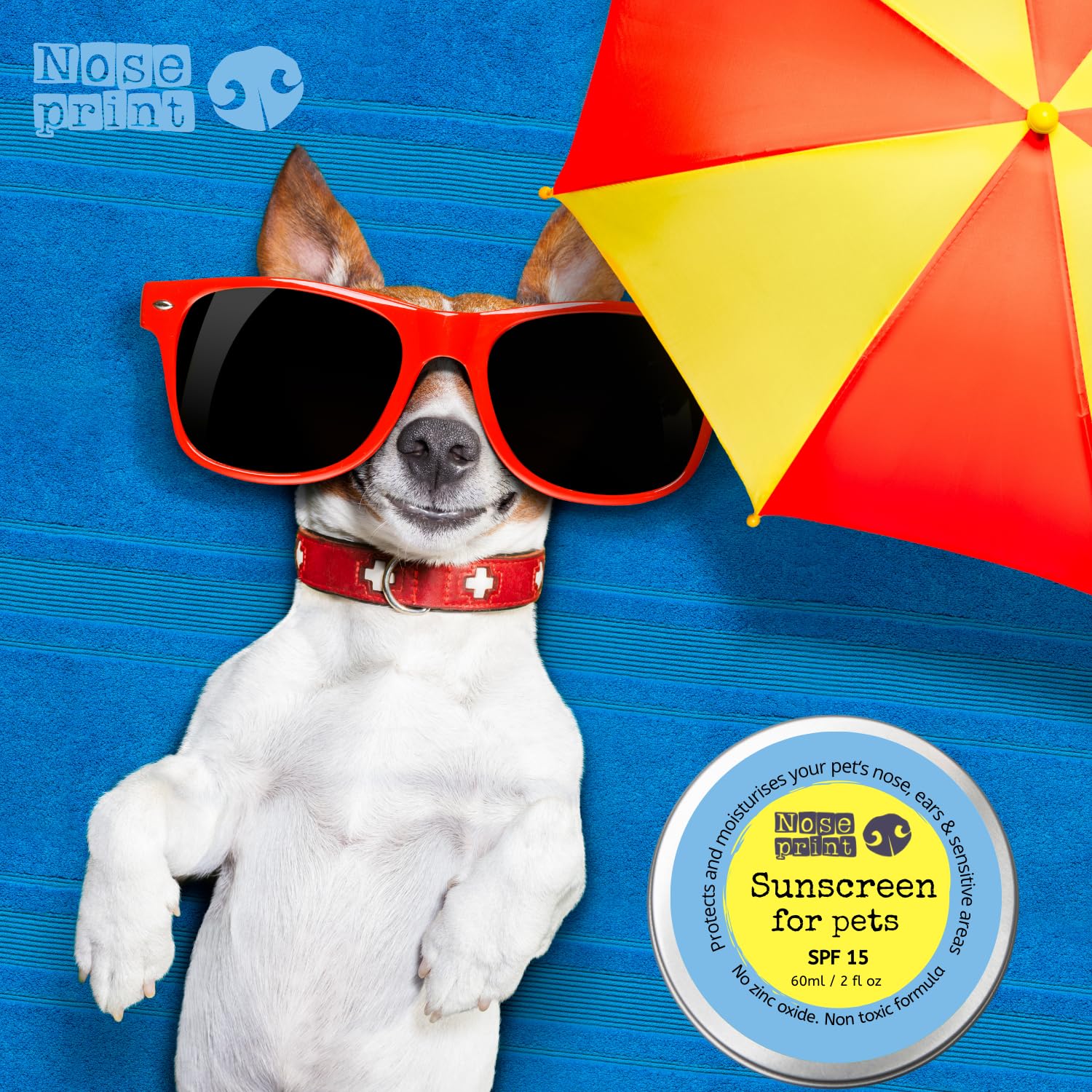 Pet sunscreen balm, 60ml, SPF 15, moisturizing, eco-friendly tin, non-toxic formula for dogs and cats - view 6