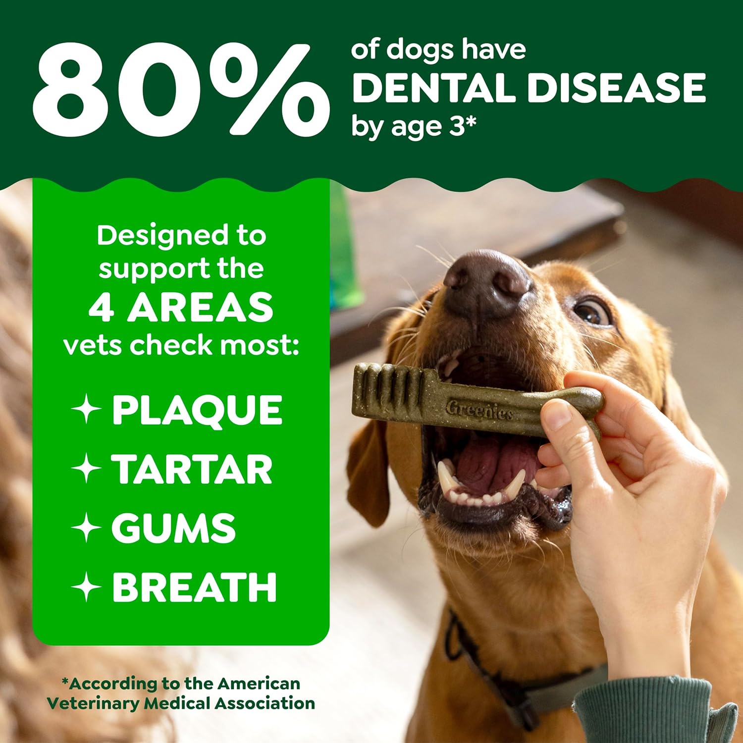 Regular Dental Dog Treats, Original Chicken Flavor, 27 Count | Vet-recommended, cleaner teeth after 28 days, cleans to gumline, for dogs 25-50 lbs, original chicken flavor - view 5