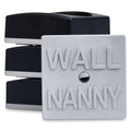 Mini (4 Pack - Made in USA) Smallest Low-Profile Wall Protector for Baby Gates - Perfect in Doorways - Best Saver Cups Guard Pad Trim & Paint for Child Dog Pet Pressure Gate (Black)
