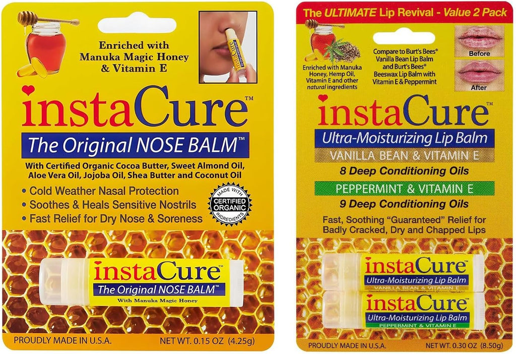 Original Nose Balm. Fast Relief for Cracked Dry & Sore Noses with Raw Manuka Honey Vitamin E Shea Butter Aloe Vera Oil. Heals Dog’s Dry Cracked Nose (2 Pack) - view 8