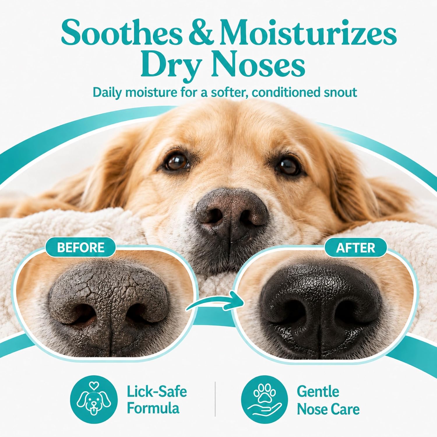 Dog Paw & Nose Balm, 2 oz – Natural Moisturizer for Dry, Cracked Paw Pads & Snout, Lick-Safe Dog Paw Balm, Daily Paw Care with Coconut Oil, Shea Butter & Aloe - view 3