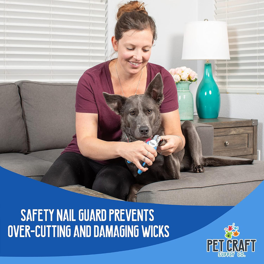 Dog & Cat Pets Nail Clippers and Trimmers - with Safety Guard to Avoid Over Cutting, Bonus Nail File - Essential Puppies Supplies Grooming Kit - view 3