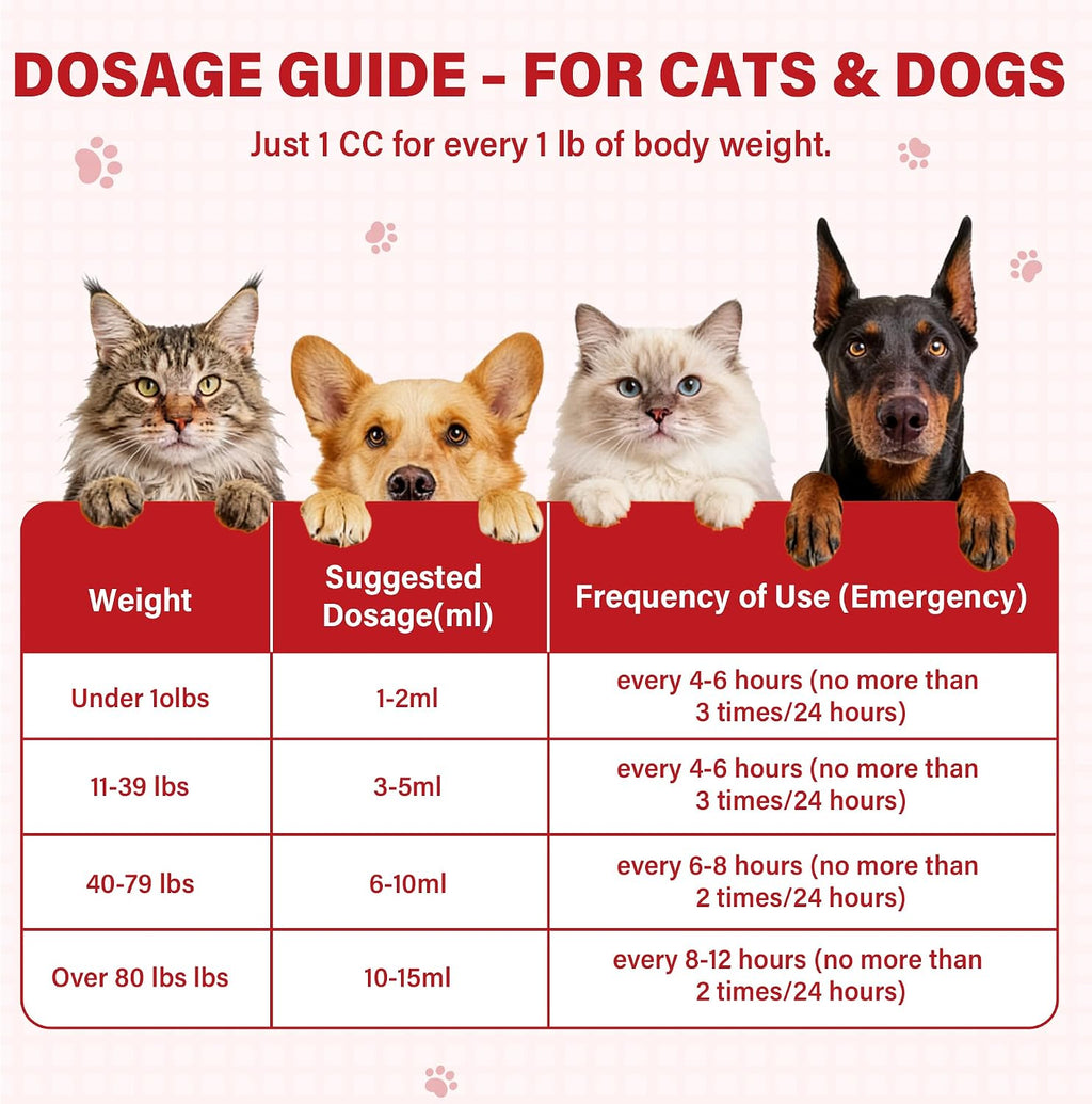 Activated charcoal for dogs & cats, dog first aid kit essential, 2-pack emergency liquid charcoal toxins for travel & outdoor, ingestion & digestive support, 120ml - view 3