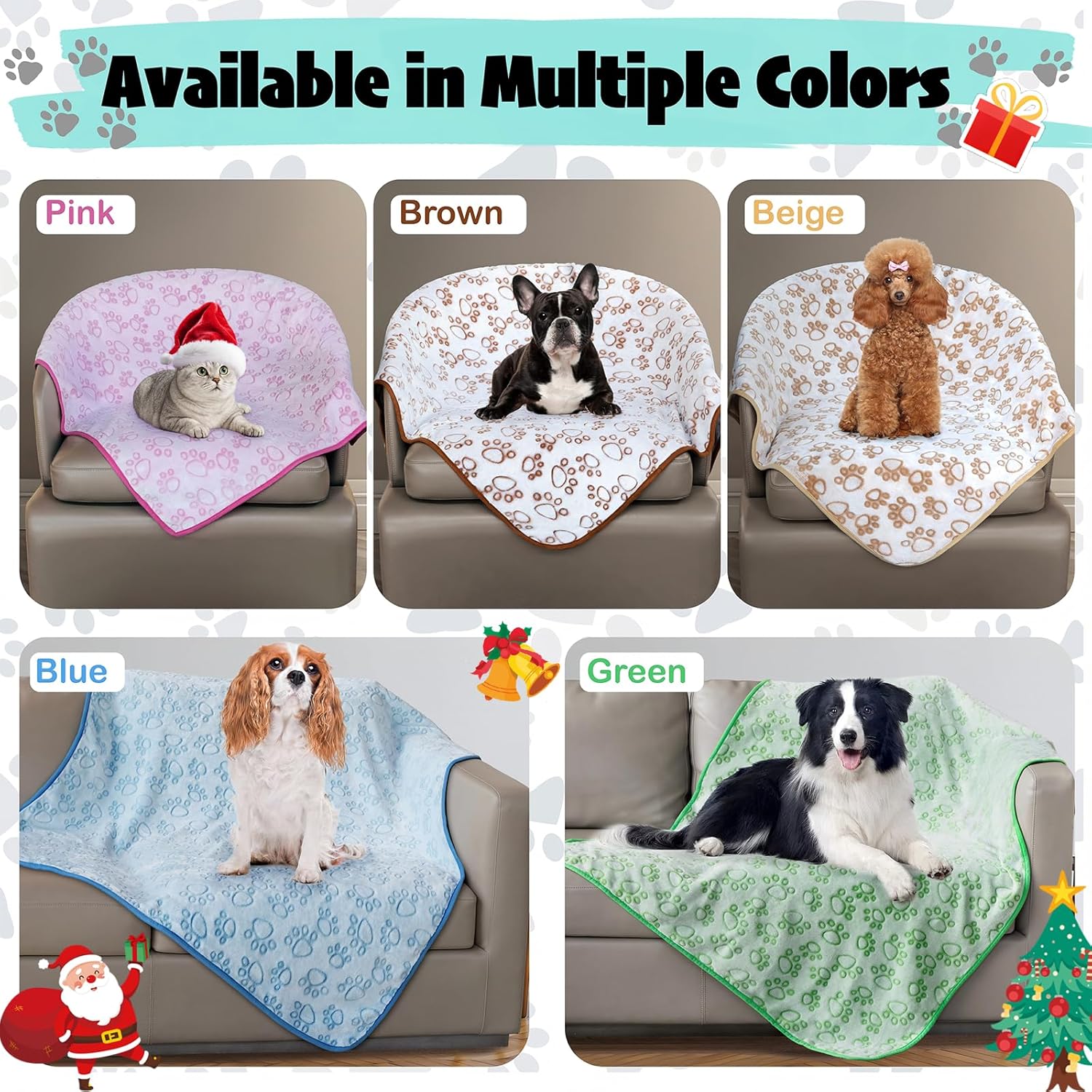 Small Dog Blanket for Puppy Cat Bed, Washable Indoor Dog Beds & Furniture, Soft 24 * 32 inches Blanket Small Pet Supplies - view 6