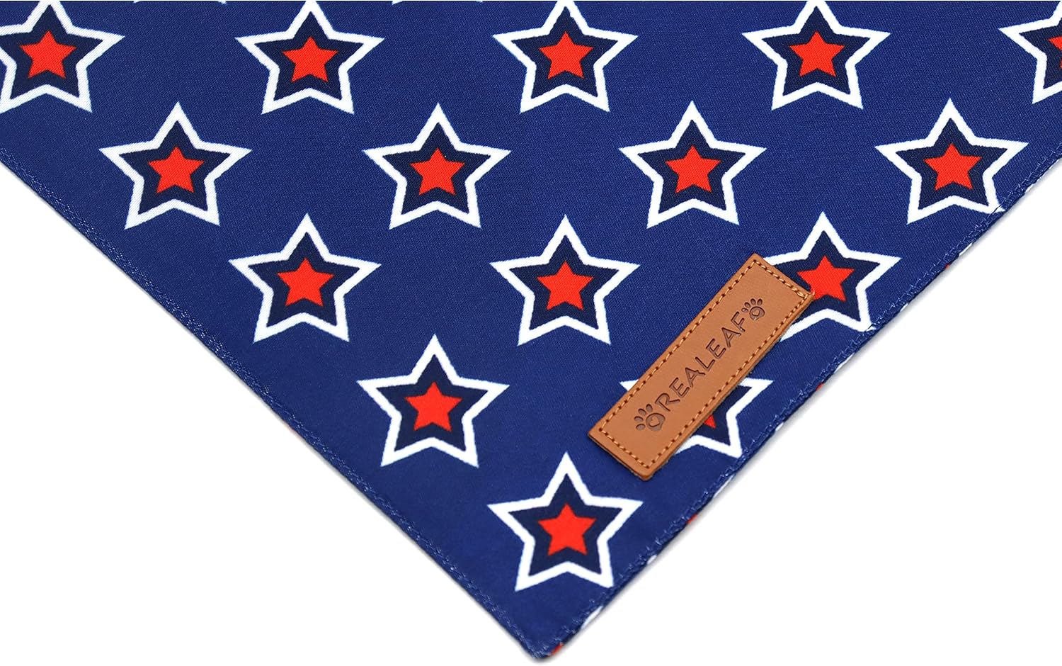 American Flag Dog Bandanas 2 Pack, Triangle Reversible 4th of July Pet Scarf for Boy and Girl, Premium Durable Fabric, Patriotic Bandana for Small Medium Large and Extra Large Dogs (Large) - view 4