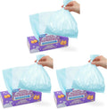 Amazing Odor Sealing Cat Waste Disposal Bags - Durable and Unscented [Size: M, Color: Light blue] (90 count, Pack of 3) (90 Bags)