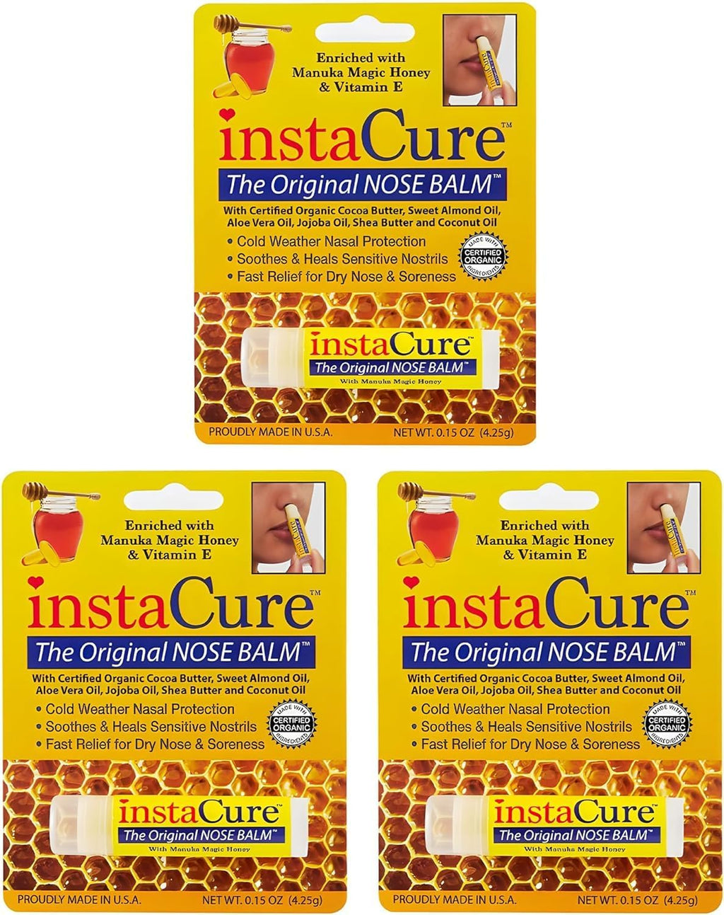 Original Nose Balm. Fast Relief for Cracked Dry & Sore Noses with Raw Manuka Honey Vitamin E Shea Butter Aloe Vera Oil. Heals Dog’s Dry Cracked Nose (2 Pack) - view 7