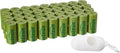 Premium Leak Proof Dog Poop Bags with Dispenser and Leash Clip, Cucumber Scented, 13" x 9", 540 Count (36 Rolls of 15)