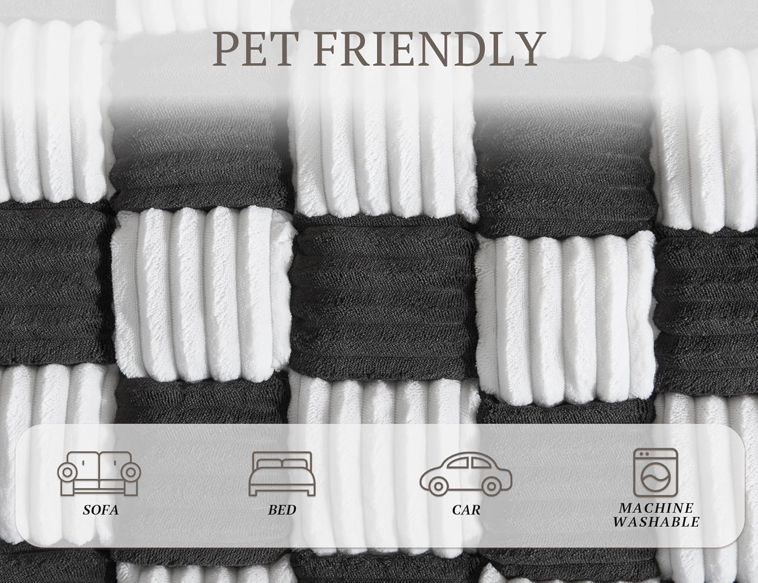 Couch cushion cover for dogs sofa cover washable pet love seat couch covers for sofa slipcovers couch protector blanket for dogs sofa cushion covers for pets washable pad black 70x150cm/27.6x59in - view 2