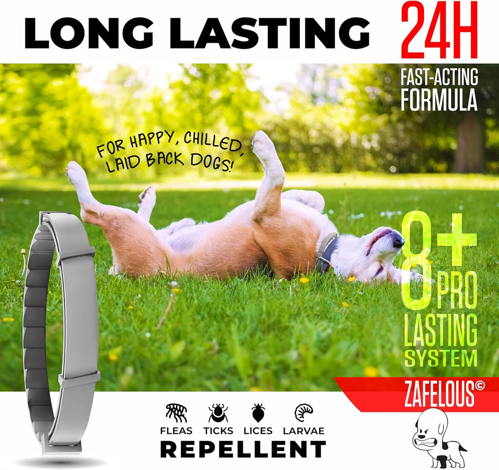 Flea and Tick Prevention for Dogs - Flea Collar - 2 Count - Adjustable - view 3