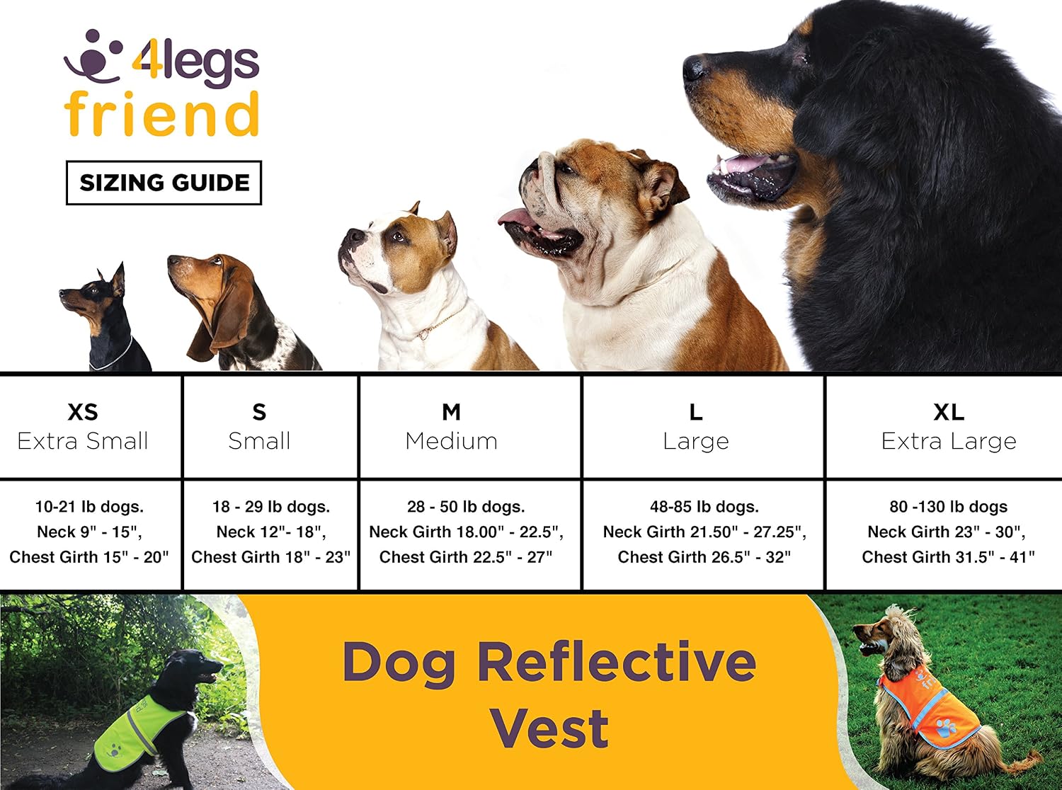 Safety Reflective Vest for Dogs - High Visibility for Outdoor Activity Day and Night, Protect Your Pet from Cars & Hunting Accidents - view 5