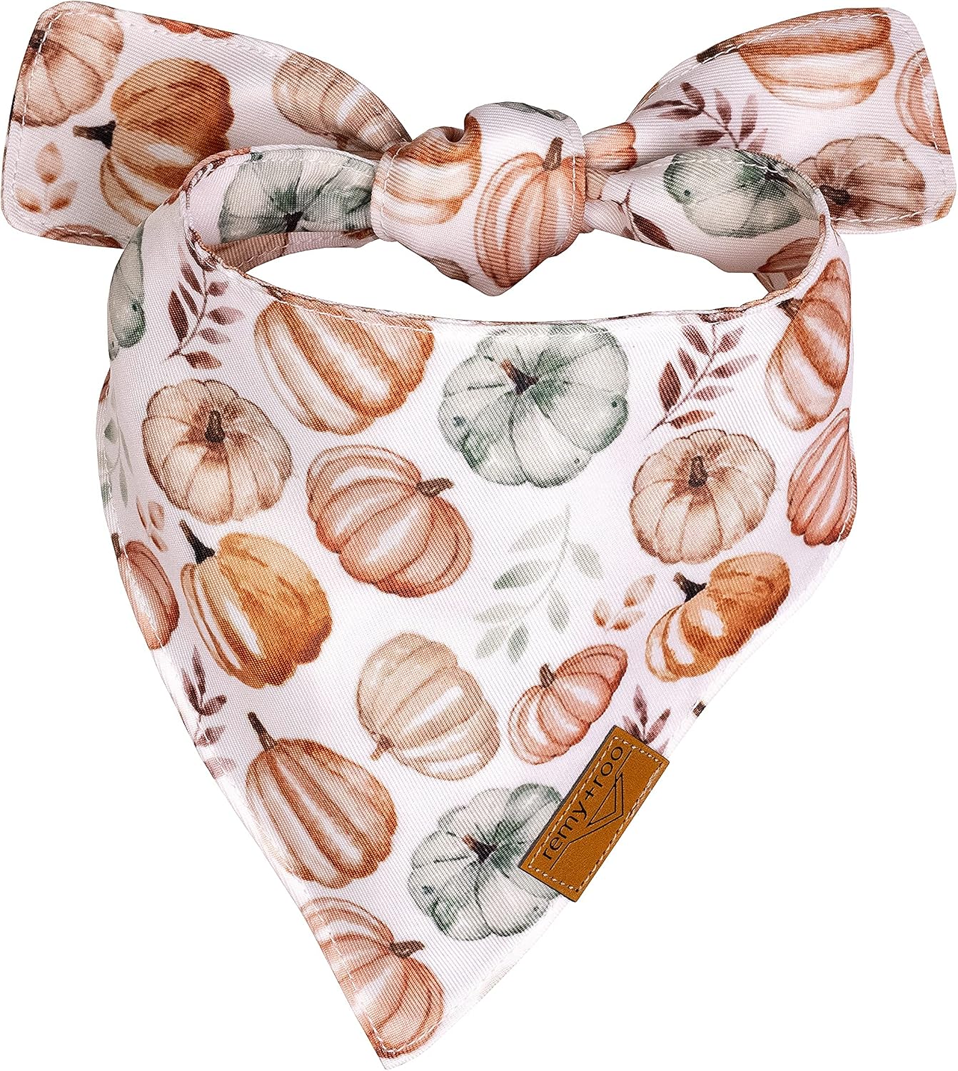 Amber Fall Dog Bandanas Large - 4 Pack - Plaid | Fall Collection | Premium Polyester Fabric | Adjustable Patented Fit | Large 4 Pack - view 3