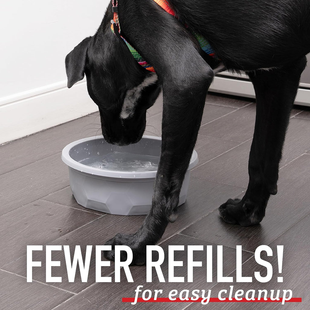 Extra Large Dog Bowl (14 Cups) – Heavy Duty, High-Capacity Food & Water Dish for Large Breeds, Durable Plastic, Non-Slip, Spill-Resistant Pet Bowl - view 6