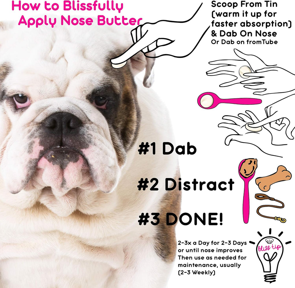 Bulldog Nose Butter, Versatile Dog Nose Balm to Reduce Dryness, Handcrafted, Easy-to-Apply, Unscented, 2 oz. - view 4