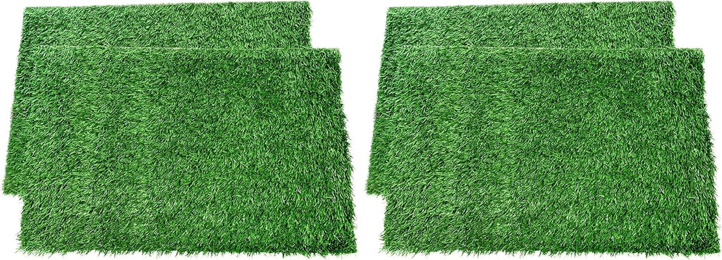 Dog Grass Pee Pads, 14.1x18.1in Artificial Grass Pad for Potty Tray | 2 Pack, Hemmed Edge, Fake Grass for Dogs to Pee On, Washable, Replacement Turf, Outdoor Indoor Pee Grass Patch, Easy to Clean - view 8
