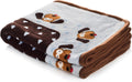 Blanket for pets - cozy dog blanket for small dogs - machine washable dog blanket in blue