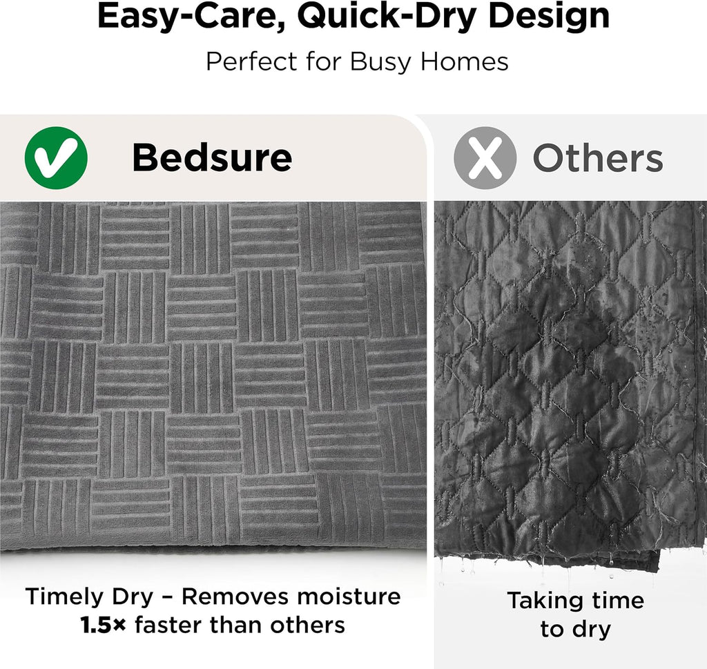 Waterproof Couch Cover for Sofa and Dogs Quick Drying, 52x82IN | Waterproof Blanket Washable for Large Dogs Couch Sofa Bed Cozy, Lightweight Furniture Protector for Pet Cat, Ash Grey - view 6