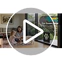 Magnetic Cat Screen Door, Lockable Pet Door for Screen Doors - view 7