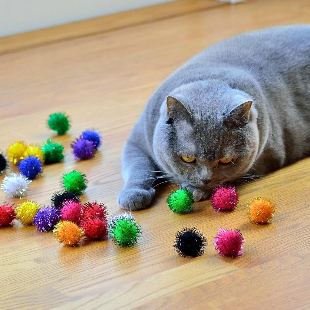 30 Pack Sparkle Balls - Interactive Cat & Kitten Toys - view 3
