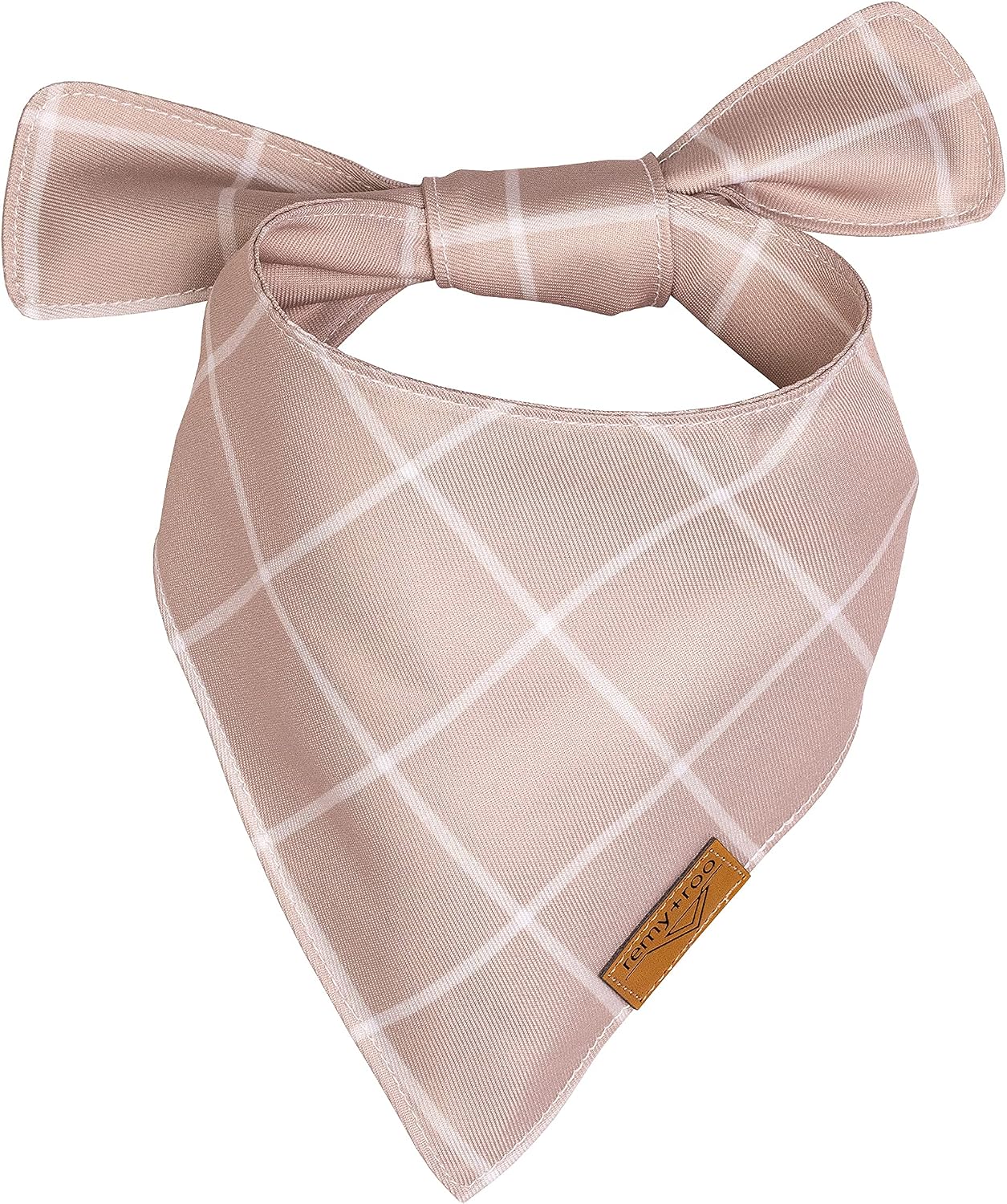 Amber Fall Dog Bandanas Large - 4 Pack - Plaid | Fall Collection | Premium Polyester Fabric | Adjustable Patented Fit | Large 4 Pack - view 5