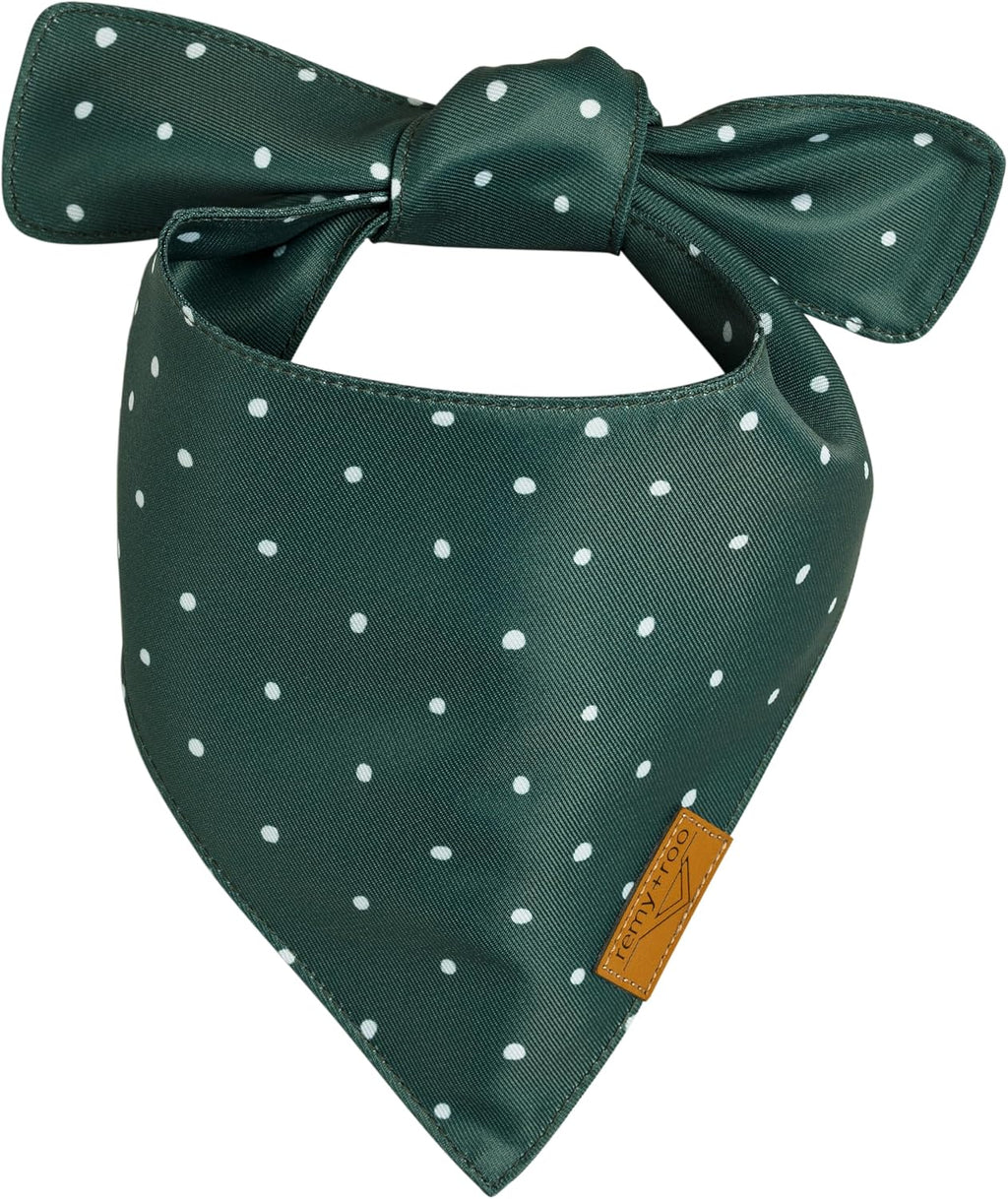 Clementine Dog Bandanas Large - 2 Pack - Floral | Summer Collection | Premium Polyester Fabric | Adjustable Patented Fit | Large 2 Pack - view 2