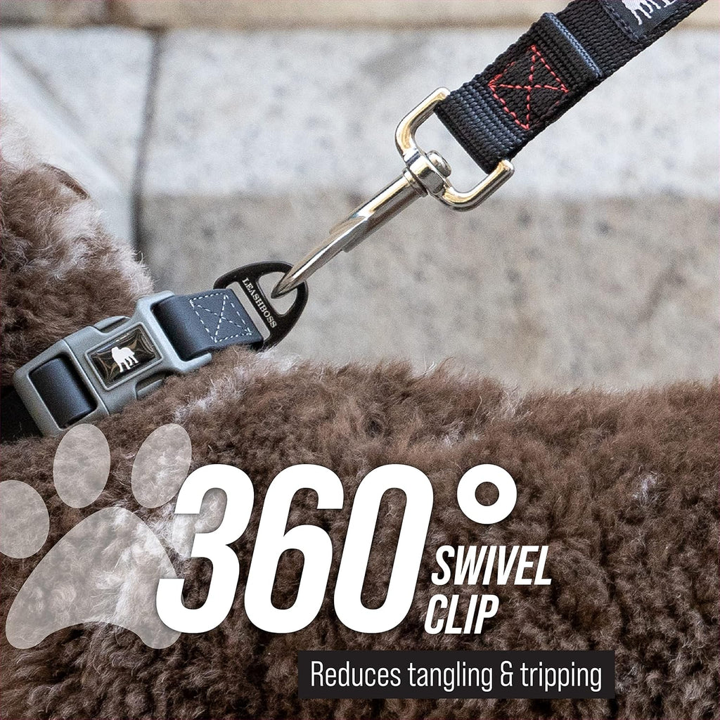 Traffic Handler - Short Dog Leash with Traffic Handle for Large Dogs - Great for Double Dog Couplers, Service Dogs, and Training (12 in, Red) - view 7
